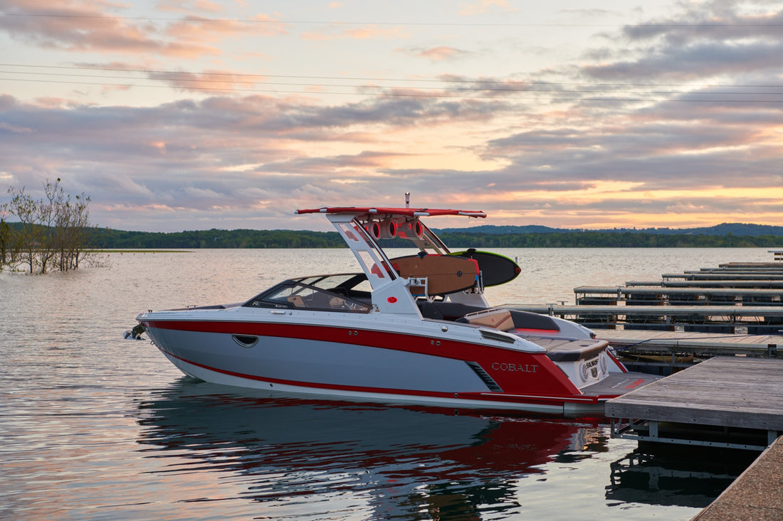 A boat being traded in at Taylor's Boats