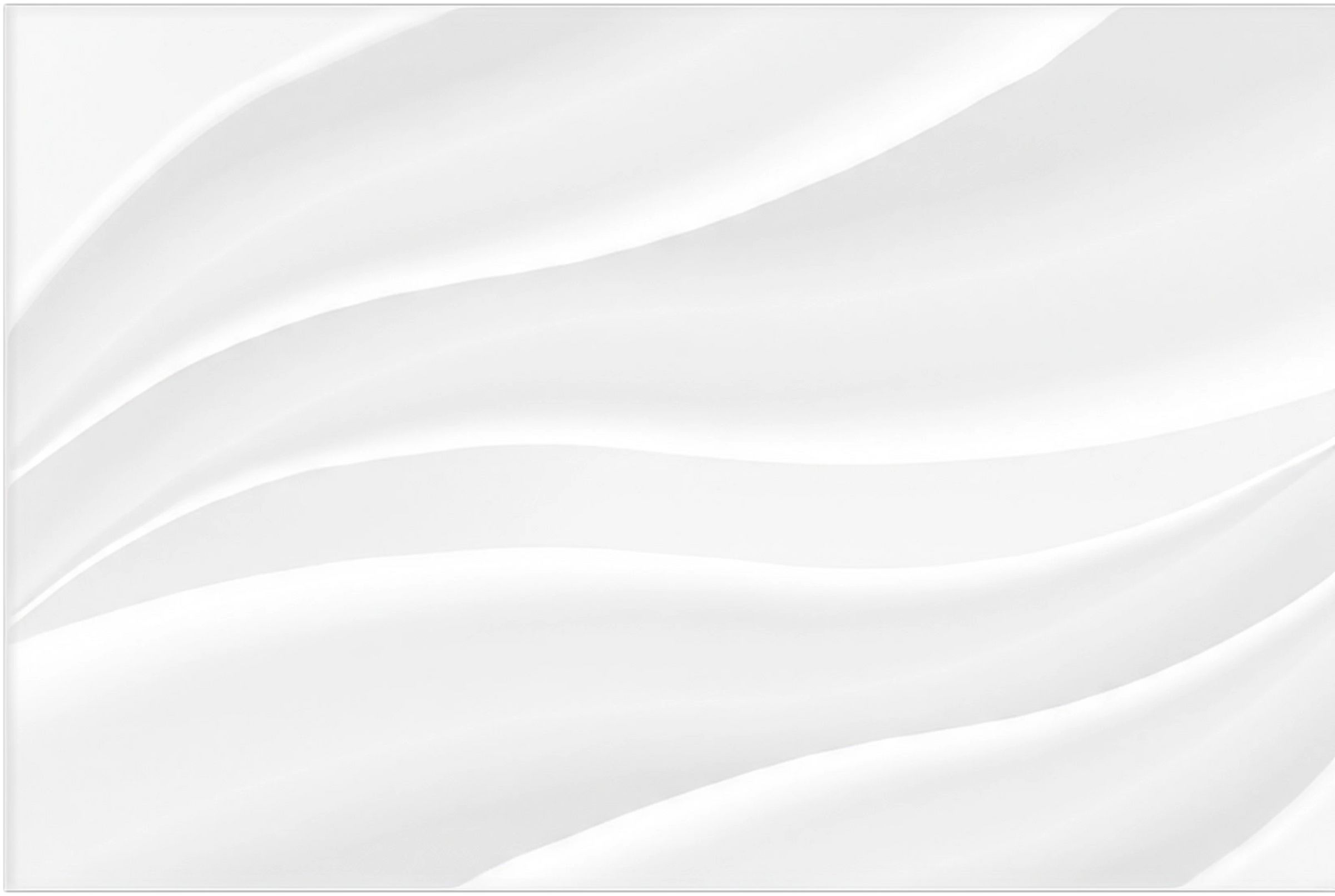 Abstract white flowing wave pattern background
